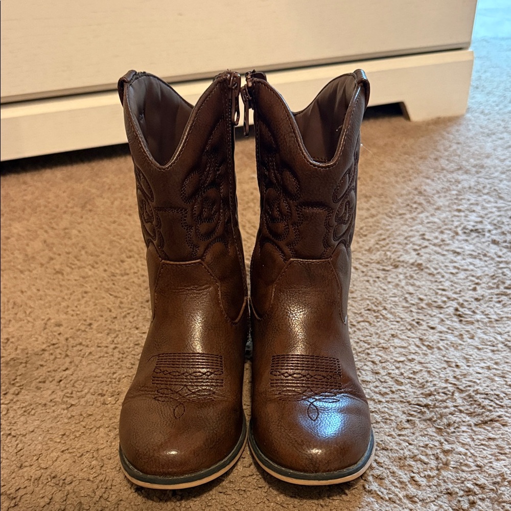 Cat & Jack Brown Cowgirl Boots